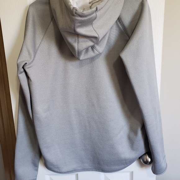 Women's Gray Under Armour Cold Gear Hoodie - Picture 3 of 10